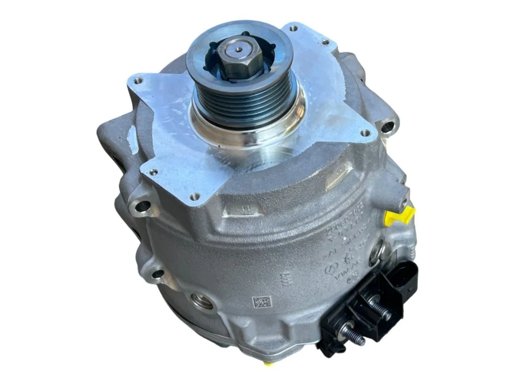 Regeneracja startera-alternatora Audi 48V na stanowisku serwisowym